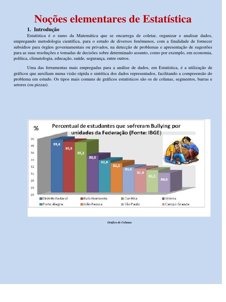 Noções Elementares de Estatística | PDF | Média | Modo (Estatística)