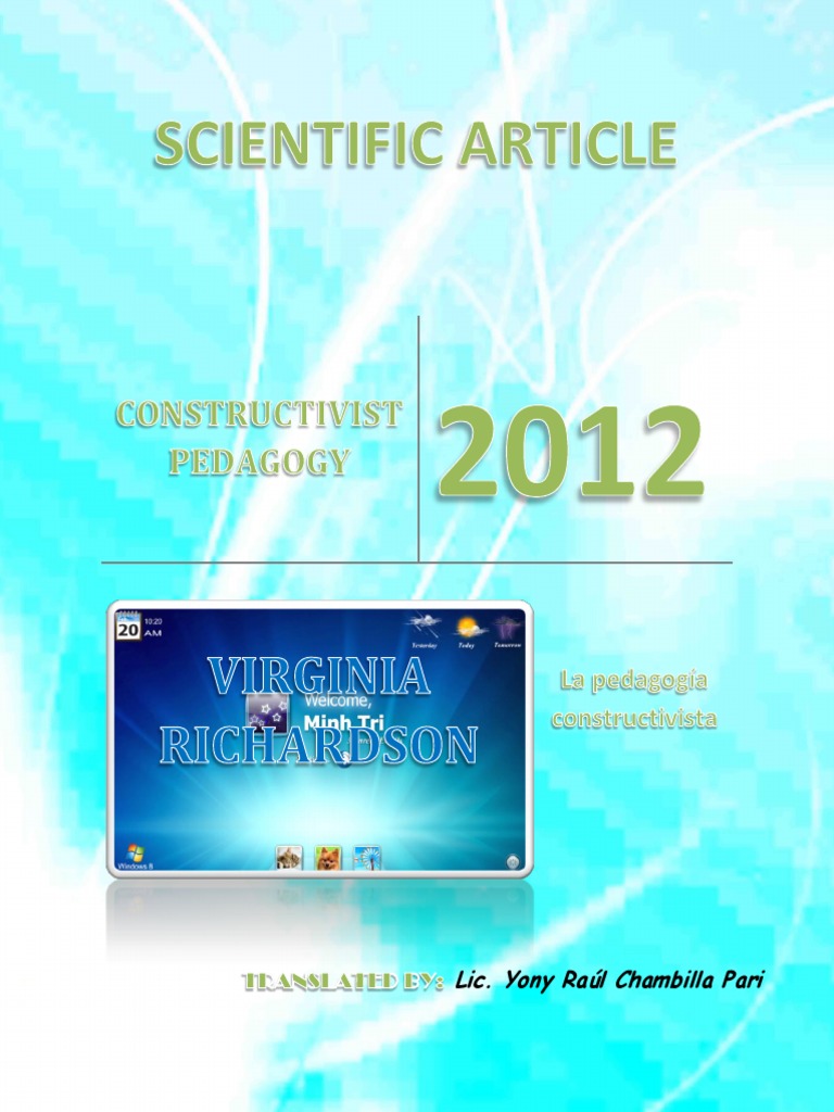 Constructivist Pedagogy PDF | PDF | Constructivism (Philosophy Of ...