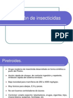 Clasificación de insecticidas piretroides y sus principales características