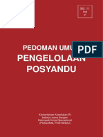 PEDOMAN UMUM PENGELOLAAN POSYANDU