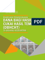 Panduan Penggunaan Dana Bagi Hasil Cukai Hasil Tembakau (DBHCHT) di bidang Kesehatan