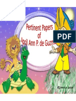 Frontcover of Pertinent Papers
