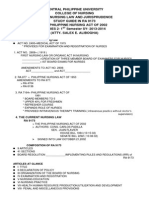 Study Guide in Ra 9173 Ra 9173 School Year 2011-2012