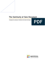 HIE and Continuity of Care Document