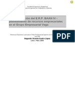 Tesis - ERP - Implementación Del ERP BAAN IV - en El Grupo Empresarial Vega PDF