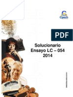 Solucionario Ensayo LC-054 2014 PDF