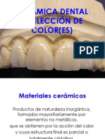 Cerámicas Dentales y Selección de Color