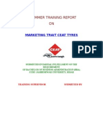 47391219 Ceat Tyres Mrkt Marketing Project Report