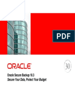 Oracle Secure Backup