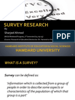 Survey Research 