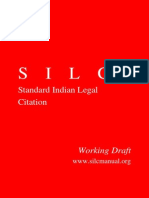 Standard Indian Legal Citation