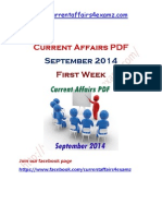 Sep 2014 Current Affairs First Week-30