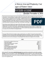 Election 2014 Voters Guide - League of Women Voters