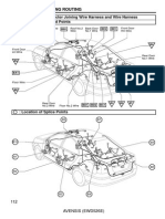 Toyota Avensis 2003-2007 Electrical Wiring Routing