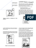 Diptico Actitudes Seguras Vs Inseguras