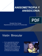 Clase Anisometropia y Aniseiconia