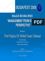 OUM BOOKFEST 2008 Management Islamic Perspective
