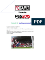 PES 2015 Download Full Game Pro Evolution Soccer 2015 Cracked