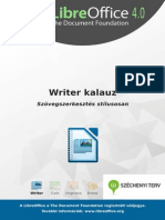 Libreoffice Writer Kalauz - Szövegszerkesztés Stílusosan