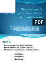 Simposium de Quimioterapia Enfermedades Por Protozoarios