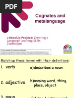 1 05 Cognates and Metalanguage