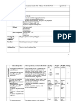 Description of Class Teaching Unit Type of Lesson