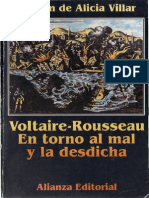 Voltaire- Rousseau - En torno al mal y la desdicha. Alianza Ed. 1995.pdf