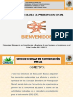 Consejo Escolar de Participacion Social