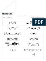 Text Faces - Unicode Text Face List PDF