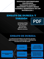 Diapositivas de Ensayo de Dureza y Torsion