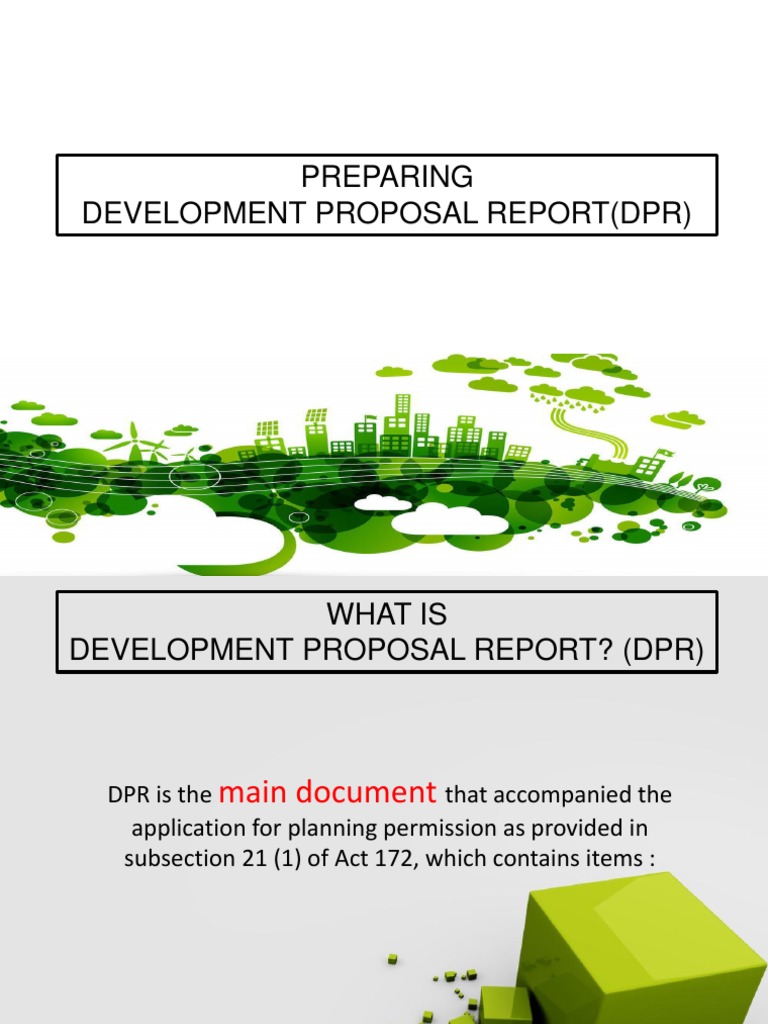 Development Proposal Report Guide | PDF | Topography | Concept