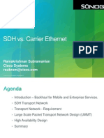 SANOG23 SDH Vs Carrier Ethernet Cisco RS