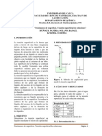 Tensión Superficial de Soluciones