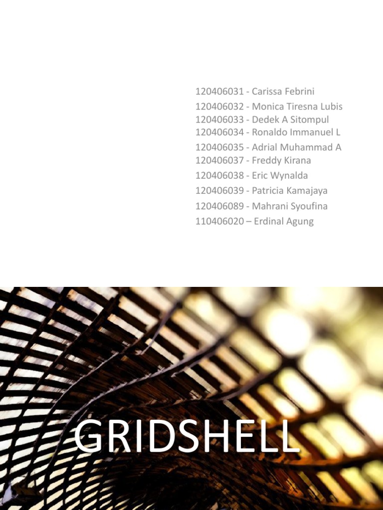 Struktur dan Prinsip Gridshell | PDF | Griya & Taman | Seni