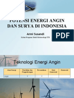 Data Potensi Energi Angin Dan Surya Di Indonesia