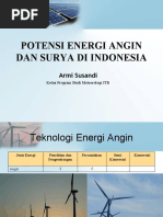 Data Potensi Energi Angin Dan Surya Di Indonesia