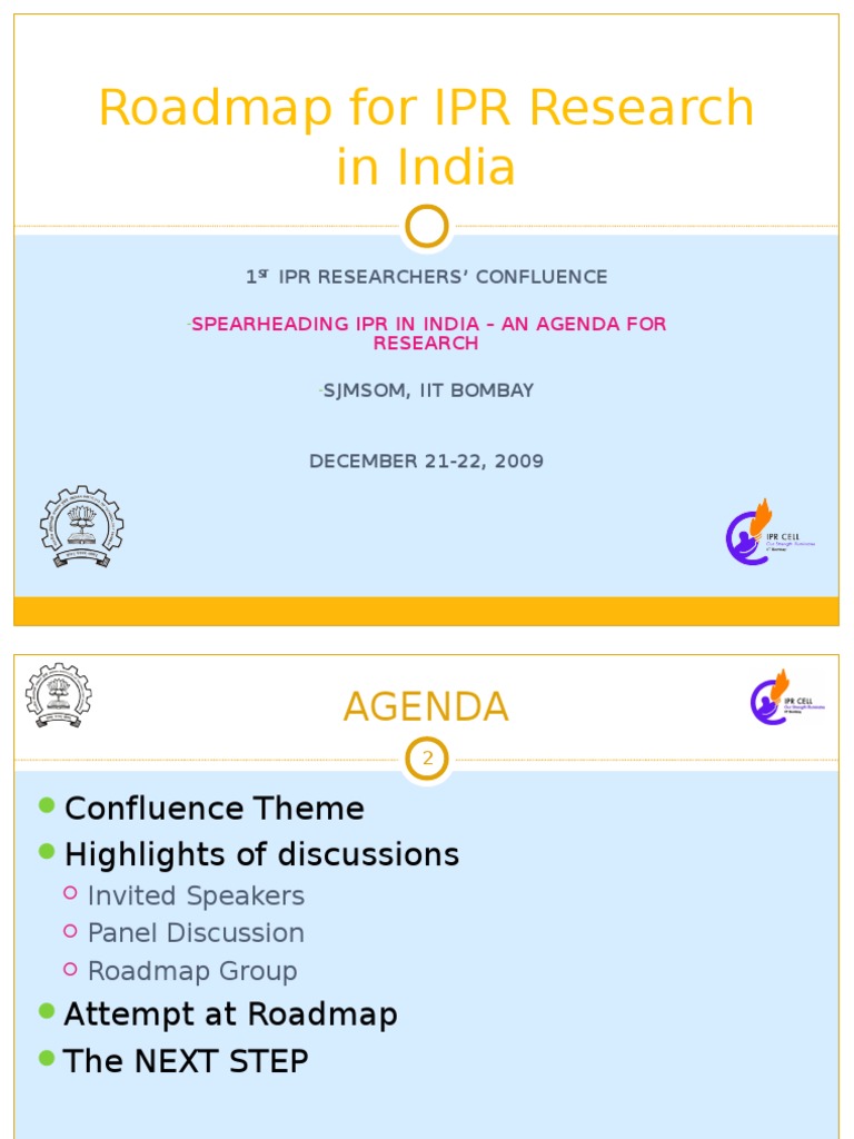 Roadmap For IPR Research in India | PDF