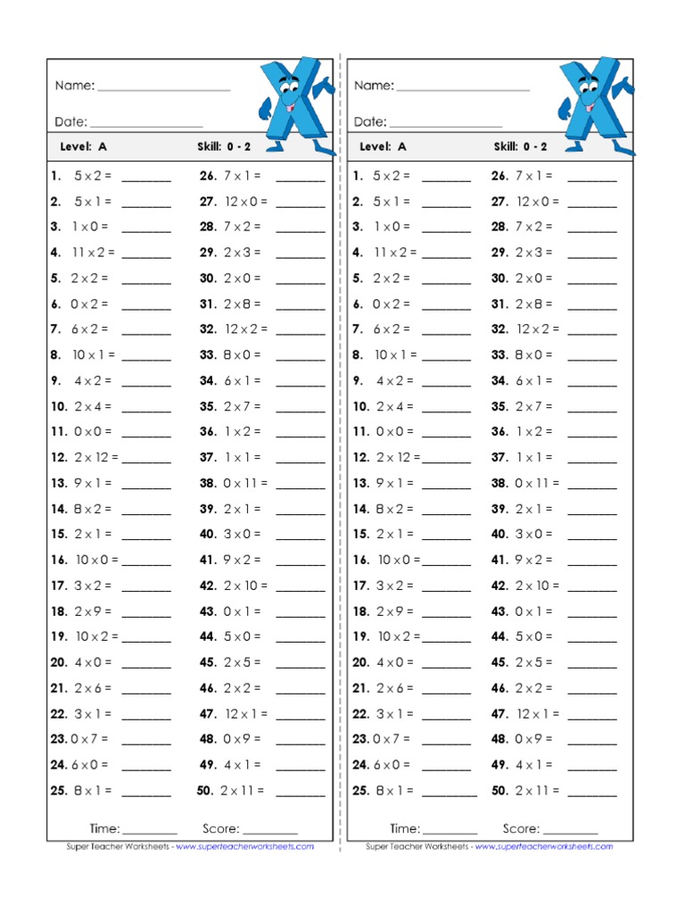 Math Multiply Quiz | PDF