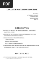 Coconut Dehusking Machine