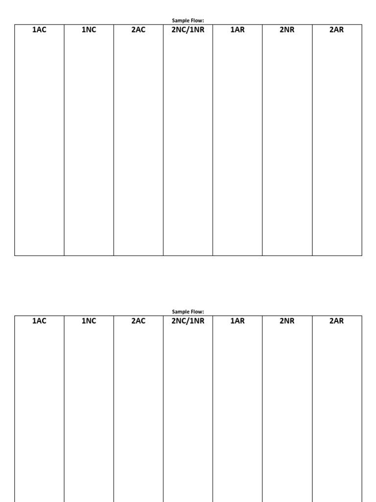 Debate Flow Structure Overview | PDF | Business | Technology & Engineering