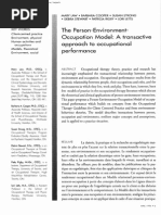 Download The Person Environment Occupation PEO Model of Occupational Therapy by Alice Gifford SN244445199 doc pdf