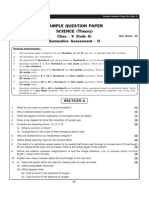 CBSE Sample Paper Class X SA-2 