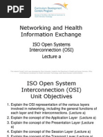 09- Networking and Health Information Exchange- Unit 1-ISO Open Systems Interconnection (OSI)- Lecture A
