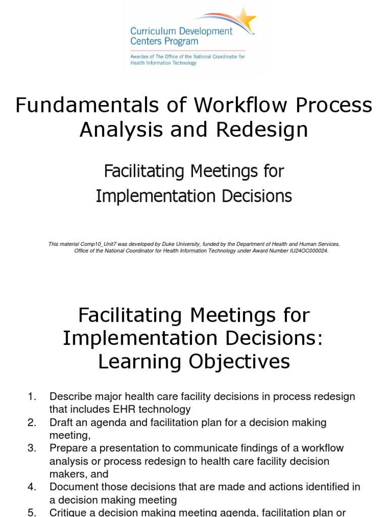 Workflow Redesign for EHR Decisions | PDF | Health Informatics ...