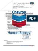 Surat Resmi PT - Chevron Pacific Pekanbaru.