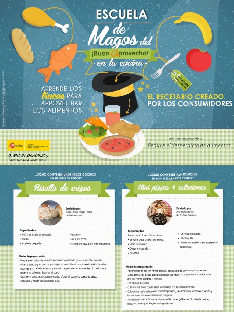 Libro de recetas de aprovechamiento - COCINA -.pdf | Caldo ...