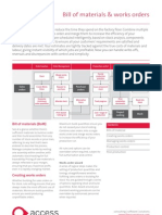 2009 The Access Group Bill of Materials and Works Orders Factsheet