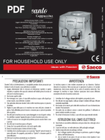 SAECO INCANTO User Guide PDF