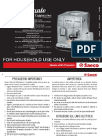 SAECO INCANTO User Guide PDF