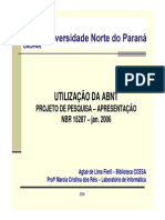 Abnt Projeto Pesquisa PDF